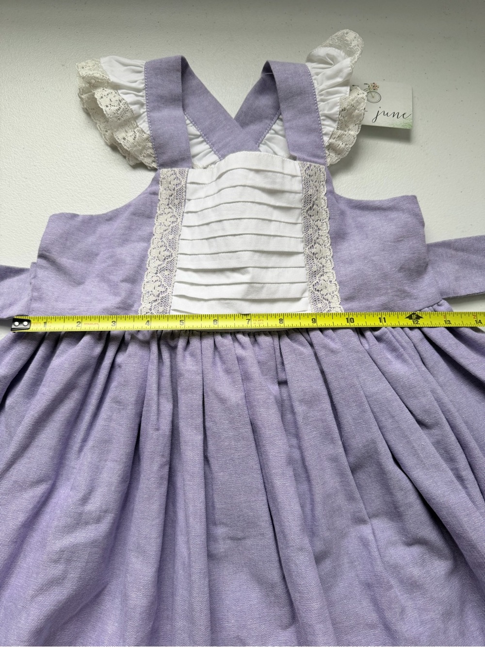 Oliver + June Light Purple Boutique Dress Prairie Pinnie Size 6 NWT‎ - Picture 9 of 10